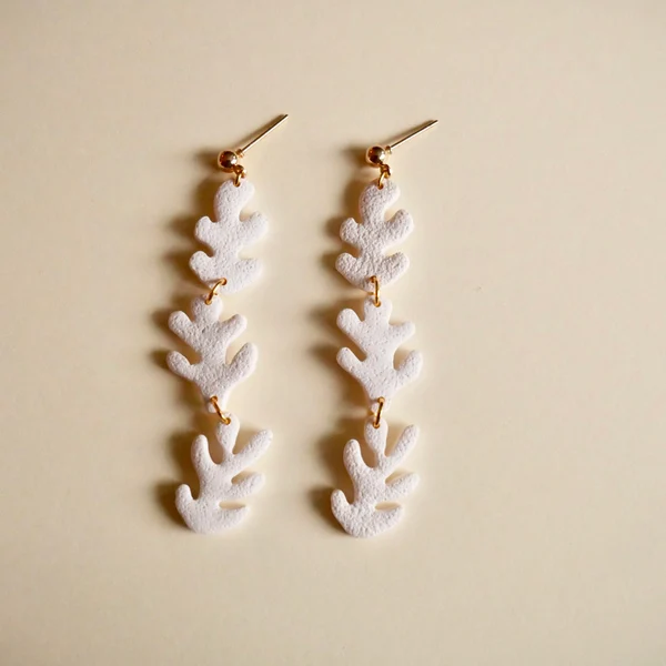 Coral Earrings